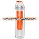 27oz Big capacity bpa free tritan fruit infuser water bottle plastic