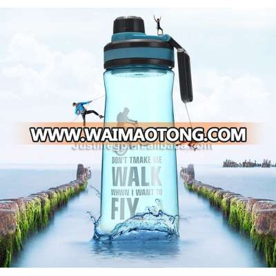 2017 new products 1000ml plastic promotional water drinking big sport bottle